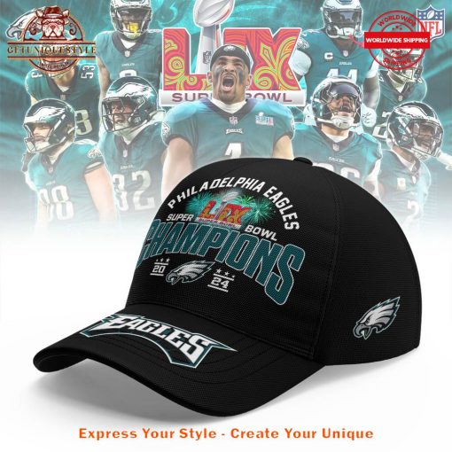 Eagles Super Bowl LIX Champions All Over Print Cap