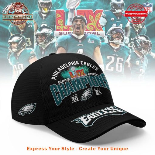 Eagles Super Bowl LIX Champions All Over Print Cap