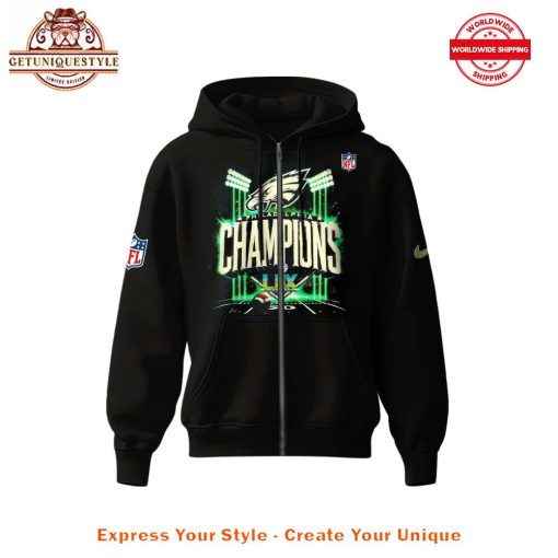 Eagles Super Bowl LIX Champions Limited Edition Zip Hoodie