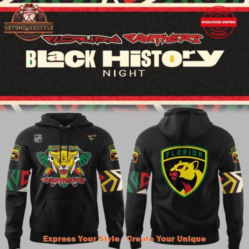 Florida Panthers Black History Night 2025 Hoodie