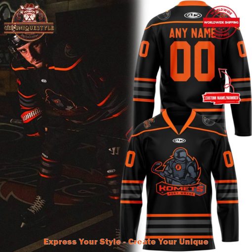 Fort Wayne Komets Blackout Night 2024 Jersey