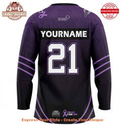 Fort Wayne Komets Fight Cancer Night Custom Jersey