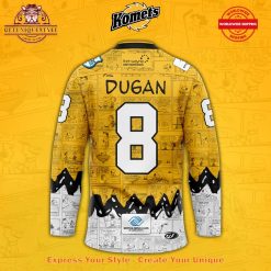 Fort Wayne Komets x Peanuts 75th Anniversary Custom Jersey