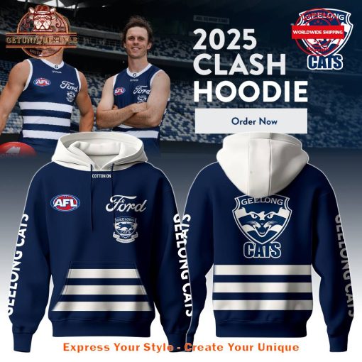 Geelong Cats Clash Guernsey 2025 Hoodie