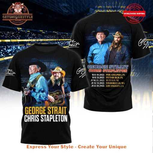 George Strait And Chris Stapleton Tour 2025 Merch Collection