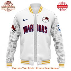 Golden State Warriors Hello Kitty Night Baseball Jacket