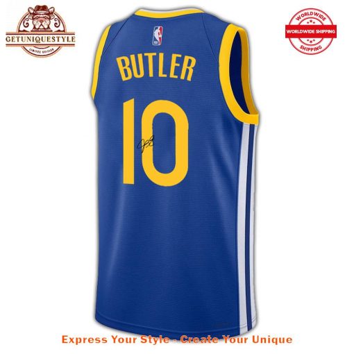 Golden State Warriors Welcome Jimmy Butler Blue Jersey