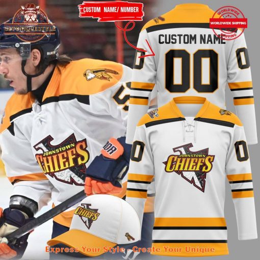 Greenville Hockey Heritage Day Johnstown Chiefs Jersey