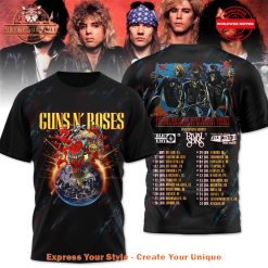 Guns N' Roses Because What You Want Tour 2025 Shirt