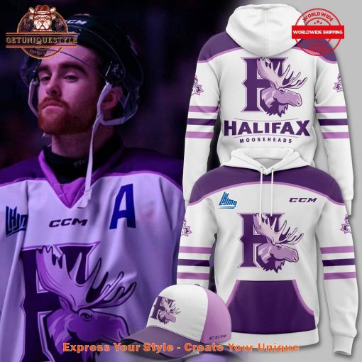 Halifax Mooseheads Fight Cancer Hoodie