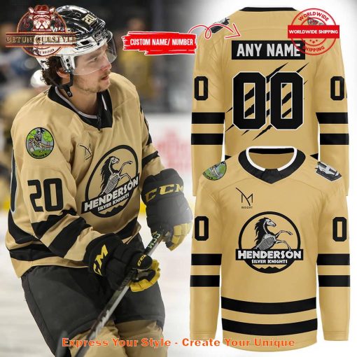 Henderson Silver Knights Jurassic Knight Custom Jersey