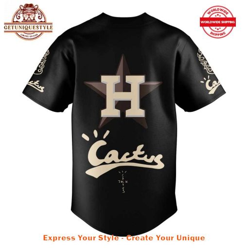 Houston Astros Cactus Jack Foundation Black Jersey