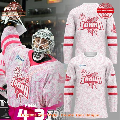 Idaho Steelheads Pink in the Rink 2025 Jersey