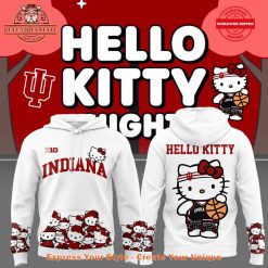 Indiana Hoosiers Basketball x Hello Kitty 2025 Hoodie