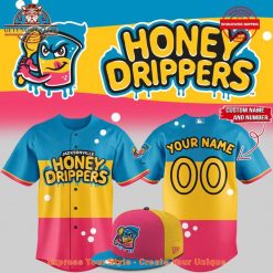 Jacksonville Jumbo Shrimp Honey Drippers Jersey