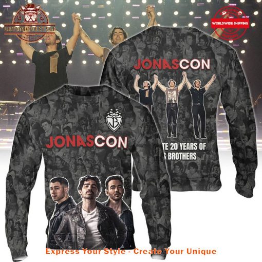 Jonas Brothers JONASCON Celebrate 20 Years Shirt Collection