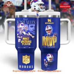 Josh Allen MVP NFL Honor 40oz Stanley Tumbler