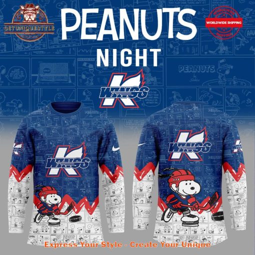 Kalamazoo Wings Anniversary of Peanuts Jersey