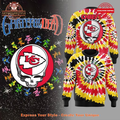 Kansas City Chiefs Grateful Dead 2025 Limited Sweatshirt