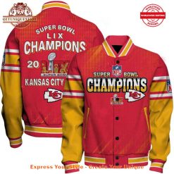 Kansas City Chiefs LIX Super Bowl Champions Baseball Jacket