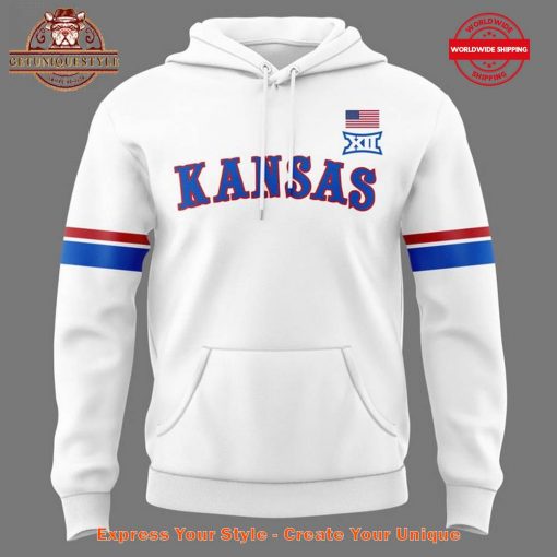 Kansas Jayhawks 2025 Uniform White Hoodie