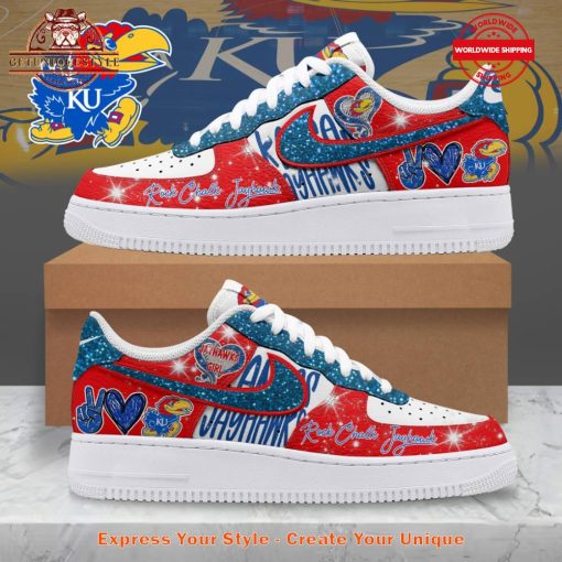 Kansas Jayhawks Rock Chalk Jayhawk Air Force 1