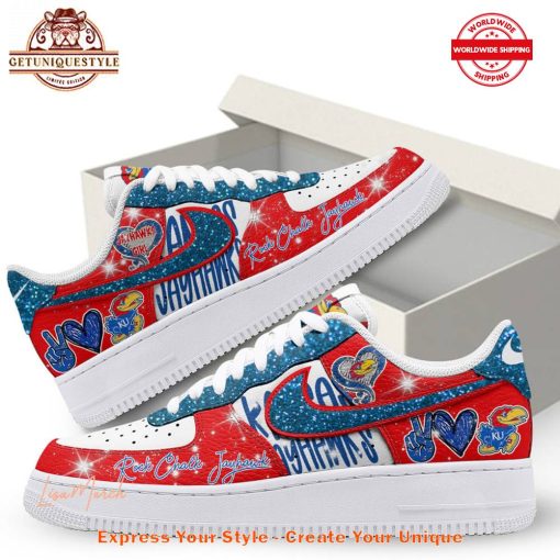 Kansas Jayhawks Rock Chalk Jayhawk Air Force 1