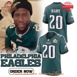 Kevin Hart x Eagles Super Bowl LIX Midnight Green Jersey