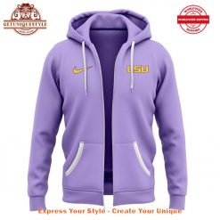 LSU Tigers Women’s Basketball Special New Purple 2025 Zip Hoodie