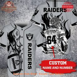 Las Vegas Raiders Oakland Custom Baseball Jersey