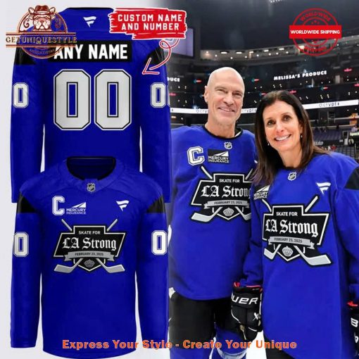 Los Angeles Kings LA Strong 2025 Hockey Jersey