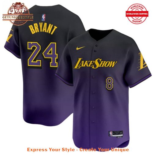 Los Angeles Lakers 2025 Lake Show Baseball Jersey