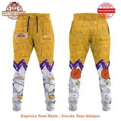 Los Angeles Lakers 75th Anniversary of Peanuts Hoodie