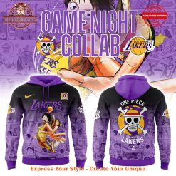 Los Angeles Lakers One Piece Night Limited Edition Purple Hoodie