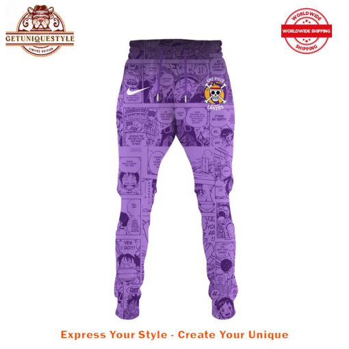 Los Angeles Lakers One Piece Night Limited Edition Purple Hoodie