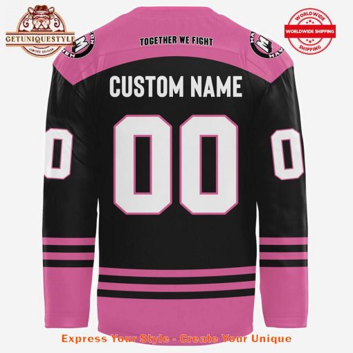 Macon Mayhem Ice Out Cancer Night Jersey