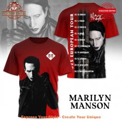 Marilyn Manson Europe Tour 2025 Limited Edition Shirt