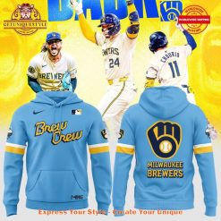 Milwaukee Brewers Brew Crew Blue City Hoodie