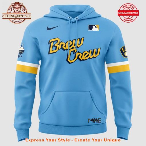 Milwaukee Brewers Brew Crew Blue City Hoodie