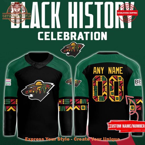 Minnesota Wild Black History Celebration Ticket Pack Jersey