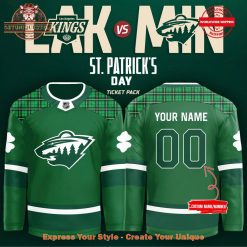 Minnesota Wild St Patrick’s Day Limited Edition Jersey