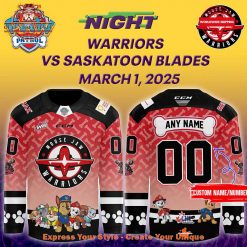 Moose Jaw Warriors Nickelodeon Night 2025 Jersey