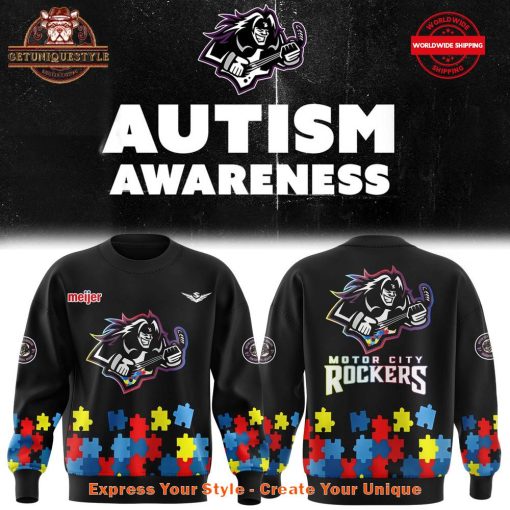 Motor City Rockers Autism Awareness 2025 Sweatshirt