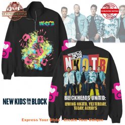 NKOTB Blockhead United Half Zip Sweatshirt