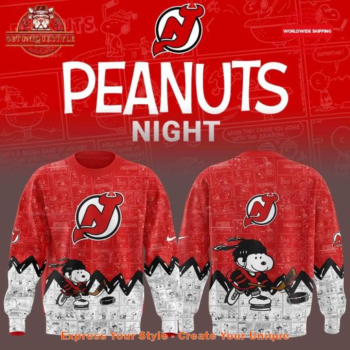 New Jersey Devils Anniversary of Peanuts Shirt Collection