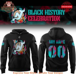 New Jersey Devils Black History Celebrating 2025 Hoodie