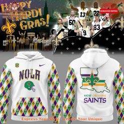 New Orleans Football 2025 Mardi Gras Shirt Collection