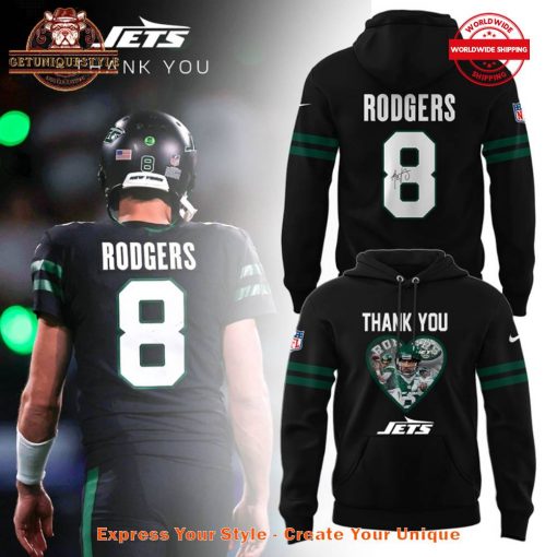 New York Jets Thank You Rodgers Limited Edition Hoodie