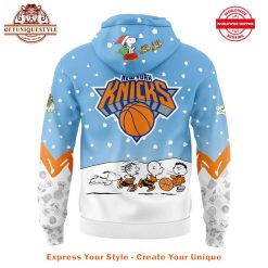 New York Knicks Peanuts And Snoopy Hoodie