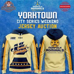 Norfolk Admirals Yorktown City Series Limited Edition Hoodie